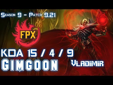 FPX Gimgoon VLADIMIR vs RENEKTON Top - Patch 9.21 EUW Ranked