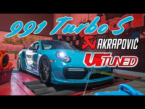 We Test the Porsche 991.2 Turbo S on the Dyno with a Tune and Akrapovic Exhaust