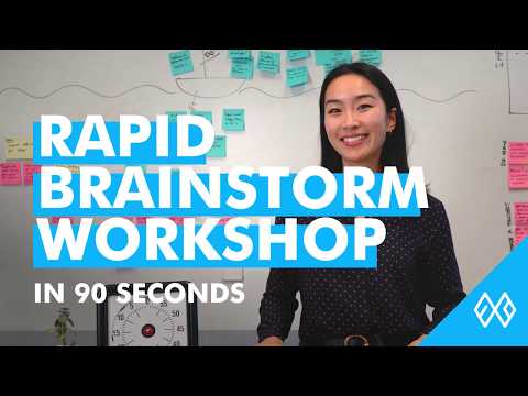 🚀 Rapid Brainstorm Workshop in 90 Seconds  | 1 Hour Is All You Need To Change Your Workflow Forever