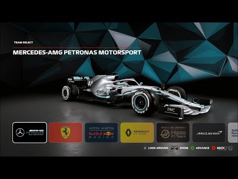 F1 2019 - All Cars | List (PC HD) [1080p60FPS]