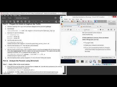 4.5.2.4 Lab - Using Wireshark to Observe the TCP 3-Way Handshake