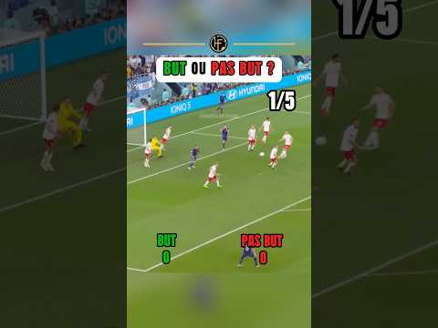 But ou pas but ? Quel est ton score ? #football #foot #quiz