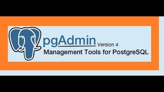 pgAdmin4 installation and PostgreSQL DB connection