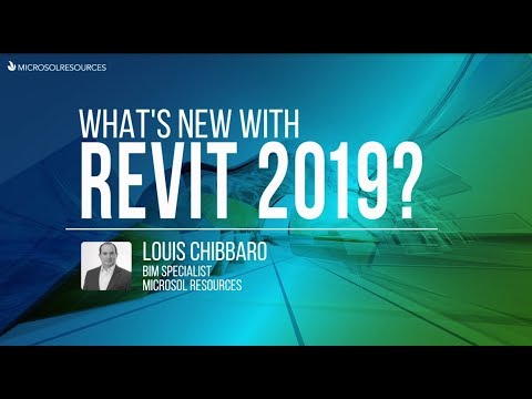 What's New with Revit 2019?