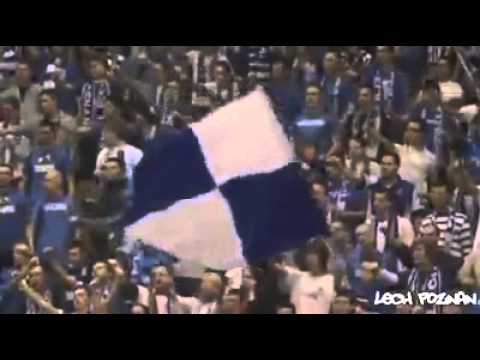 E' una gara del campionato under 12, ma i tifosi del Lech Poznan sono sempre presenti!