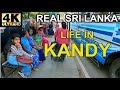 4K Silent Walk Through Kandy: Exploring Life and Culture in Sri Lanka. REAL SRI LANKA