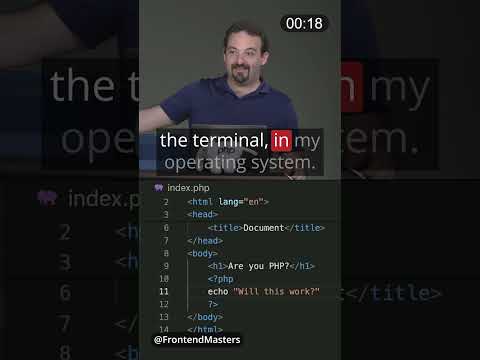 PHP Basics: Server-Side Rendering HTML 🌐🐘