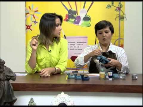 Mulher.com 12/09/2012 - Metalização em Gesso 2/2