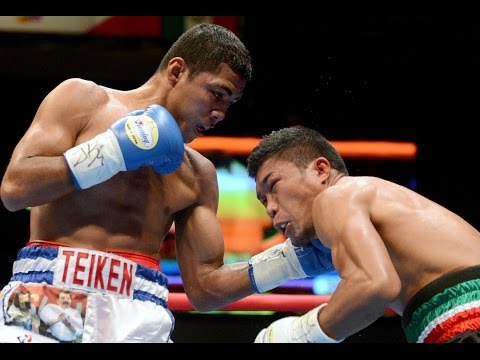 Rocky Fuentes vs Román Gonzale's WBC Flyweight title (English Commentator) 22/11/2014