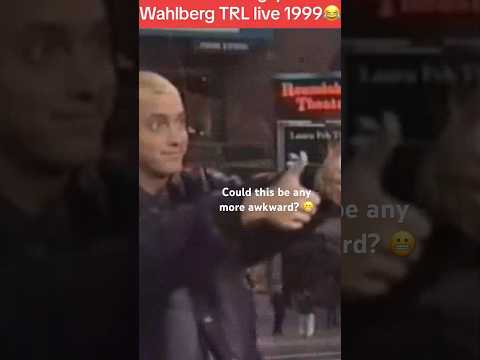 Unbearable tension between Eminem and Mark Wahlberg on TRL | SPIN