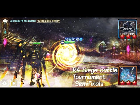 Light Hope vs Aftermath Eu: R4 Siege Battle Tournament, Semifinals (Summoners War EU)