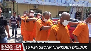 Dua Pekan Operasi Tumpas Narkoba Semeru, Polres Nganjuk Ringkus 15 Pengedar