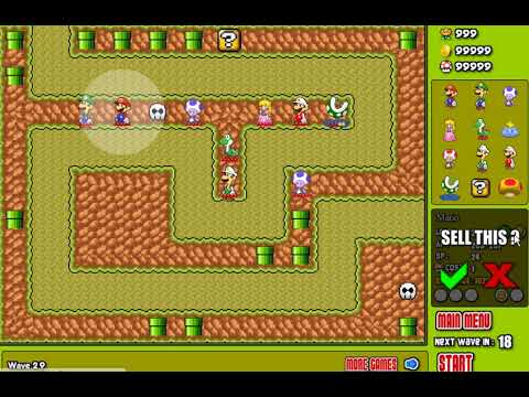 mario and friends tower defense Hard Mode Part 2