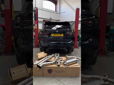 Valvetronic Cat-Back Exhaust on a BMW X3m Competition💥 #shorts #modifiedcars