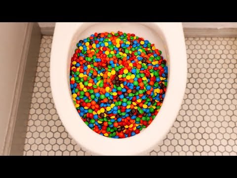 Will 40,000 M&Ms Flush?