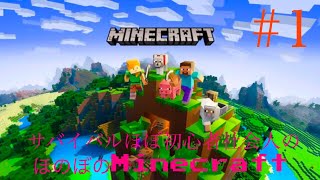 ［サバイバルほぼ初心者］ほのぼのMine craft #1