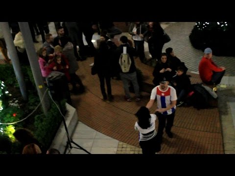 Compañía Loca - Salsa Flash mob - Εμπορικό Κέντρο "Πλατεία" 15-11-2014 Thessaloniki Greece