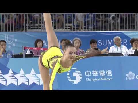 Kateryna Lutsenko Ribbon Final - Universiade 2017