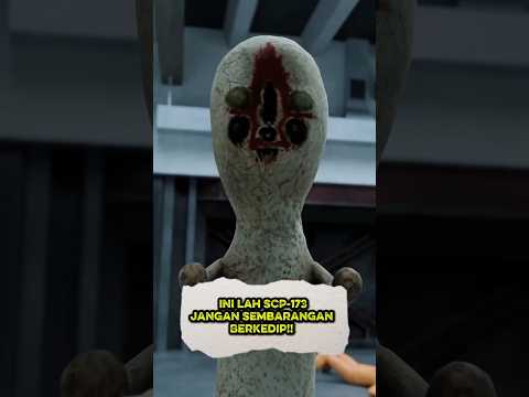 SCP 173: Patung Pembunuh yang Bergerak Saat Kamu Berkedip 😱 | Creepypasta #feedshorts #scp173