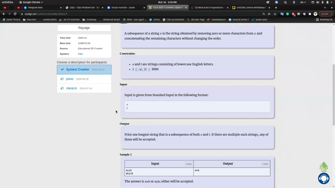 More about Dynamic programming with bitmasks