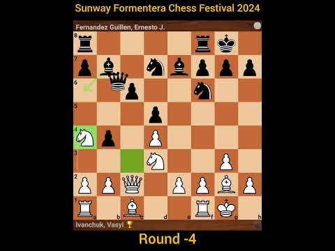 Sunway Formentera Chess Festival 2024 Ernesto J Fernandez Guillen vs Vasyl Ivanchuk