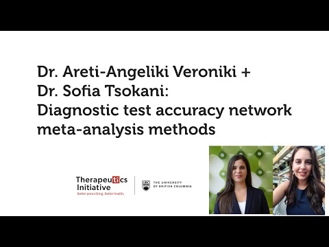 Dr. Veroniki and Dr. Tsokani: Diagnostic test accuracy network meta-analysis methods