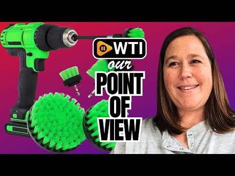 Grip 4 pc Power Drill Cleaning Brush Set - Bathroom Surfaces - WTI product video review