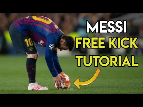 How To Shoot Like Lionel Messi | Free Kick Tutorial | Quick and Easy