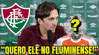 A PEDIDO DE ZUBELDIA! O FLUMINENSE ACABA DE FECHAR COM DESTAQUE DO INTERNACIONAL! NOTICIAS FLU!