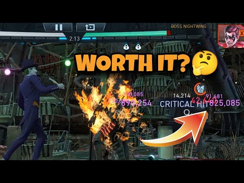 100% AP LAST LAUGH JOKER WITH LEVEL 1 TWIN BLADE | TASTE OF EVIL | INJUSTICE 2 MOBILE