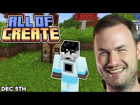 Hunting in the NETHER for Blaze Rods! - Minecraft: All of Create HARDCORE! Run 1