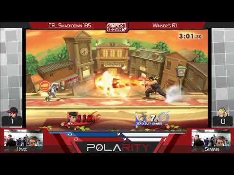 CFL Smackdown 185 WiiU - Havoc (Ryu) vs Seabass (ZSS) - Winners R1