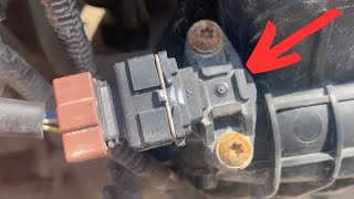 Manifold Absolute Pressure (MAP) Sensor Mitsubishi Outlander 2.4L 2008-2020 Location and Replacement