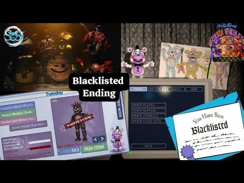 Five Nights at Freddy's 6: Pizzeria Sim - Blacklisted Ending! Hardest Certificate! [Nintendo Switch]