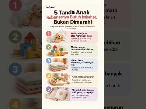 5 Tanda Anak Butuh Istirahat, Bukan Tambahan Teguran #ibudanayah