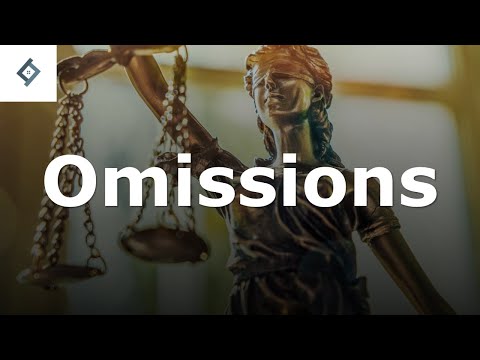 Omissions | Criminal Law