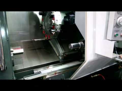 Haas DS30SSY sub-spindle transfer for demo