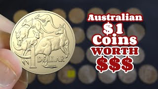 Australian $1 Coins To Look For - WORTH MONEY $$$  ($1 Coins)