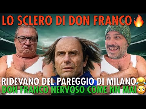 LO SCLERO DI DON FRANCO🔥NAPOLI LECCE 0-0 DON FRANCO NN LA MANDA GIÙ😂QUESTA VOLTA É INCAXXATO NERO😂