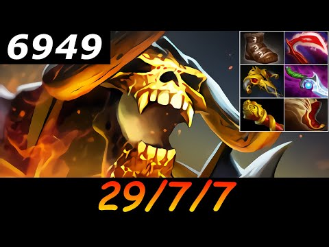 Dota 2 Clinkz 6949 MMR 29/7/7 (Kills/Deaths/Assists) Ranked Full Gameplay
