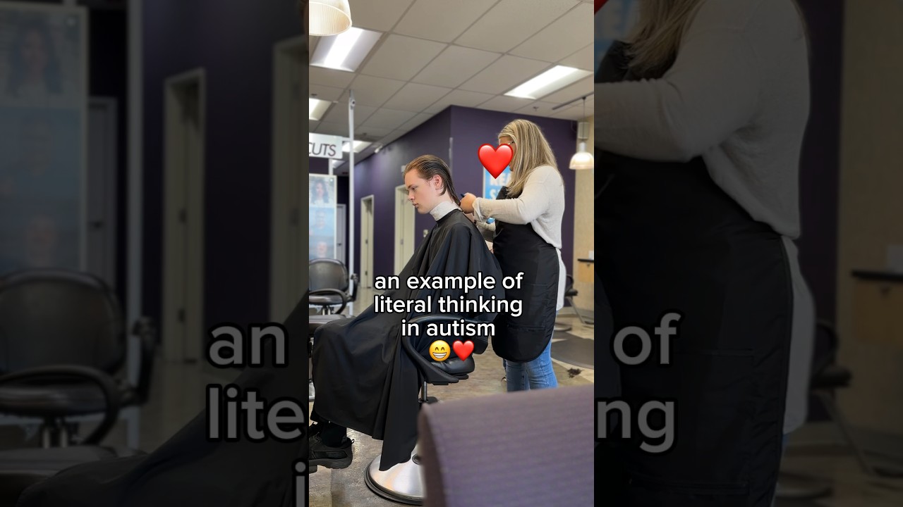 An example of literal thinking in autism😁❤️