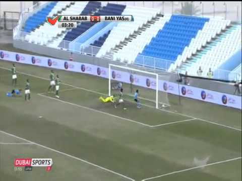 Carlos Munoz Bani Yas SC sensational overhead goal!!! vs  Al Shabab