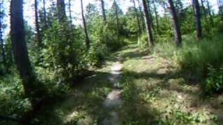 preview picture of video 'New Fane Mountain Bike trails in Kewaskum, WI (Front View)'