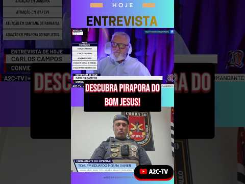 Descubra Pirapora do Bom Jesus, a (cidade religiosa de São Paulo). #noticias #podcast