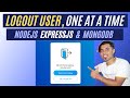 How To Logout User Delete Cookie JWT Token In Nodejs MongoDB App In Hindi In 2020