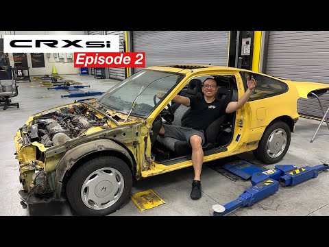 THE STRIP DOWN // 1989 Honda CRX Si (Ep 2)