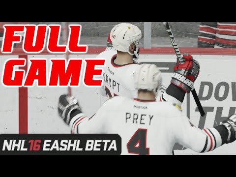 NHL 16 EASHL Beta Full Game