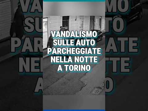 #vandalismo sulle #auto parcheggiate nella notte a #Torino