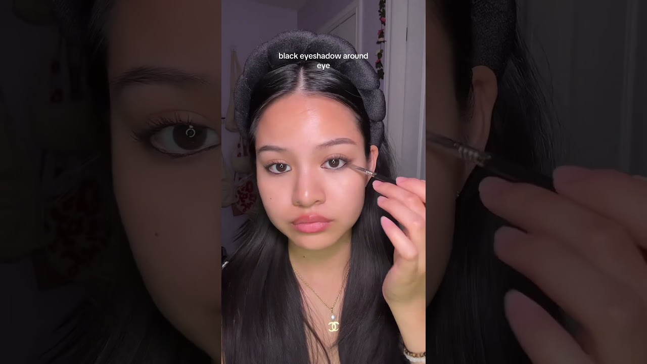 I ttied soft grunge eye makeup