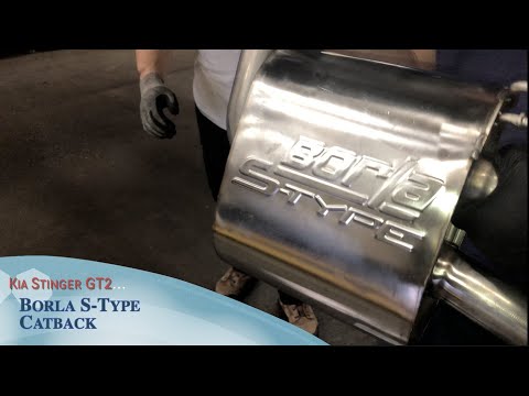 Kia Stinger Borla S-Type Catback Exhaust Install